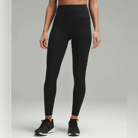 [SOLD] Lululemon Black Ribbed Leggings - Picture 2 of 8